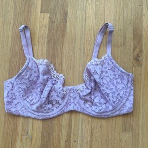 Victoria’s Secret pastel lace balconette bra